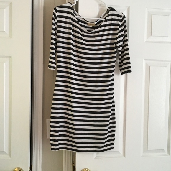 PIKO black and white striped dress - Picture 2 of 3